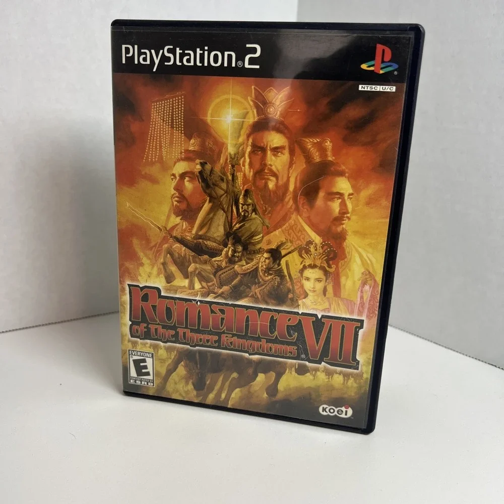 Romance of the Three Kingdoms VII (Sony PlayStation 2, 2002) No Manual